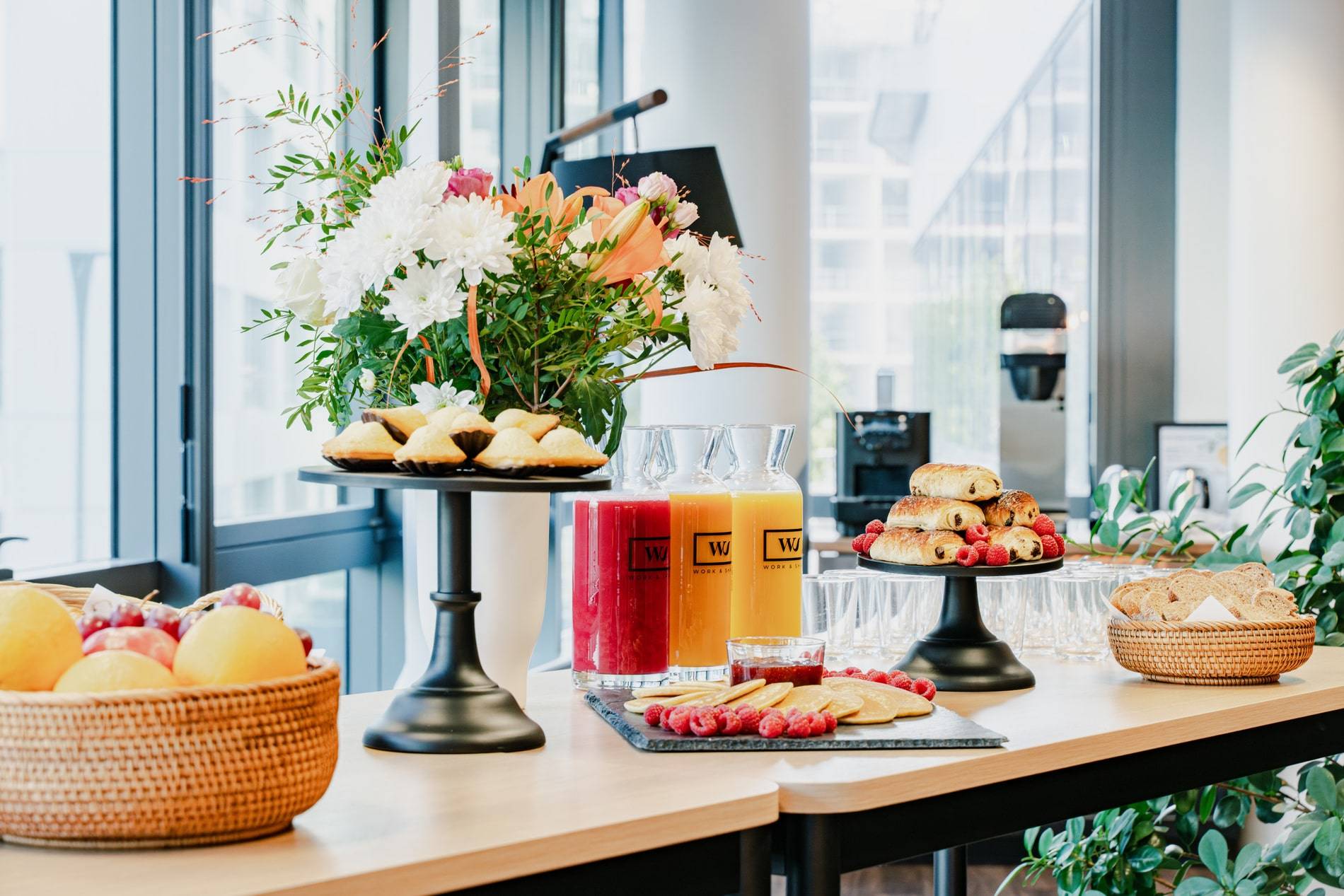 Buffet petit-déjeuner Work & Share
